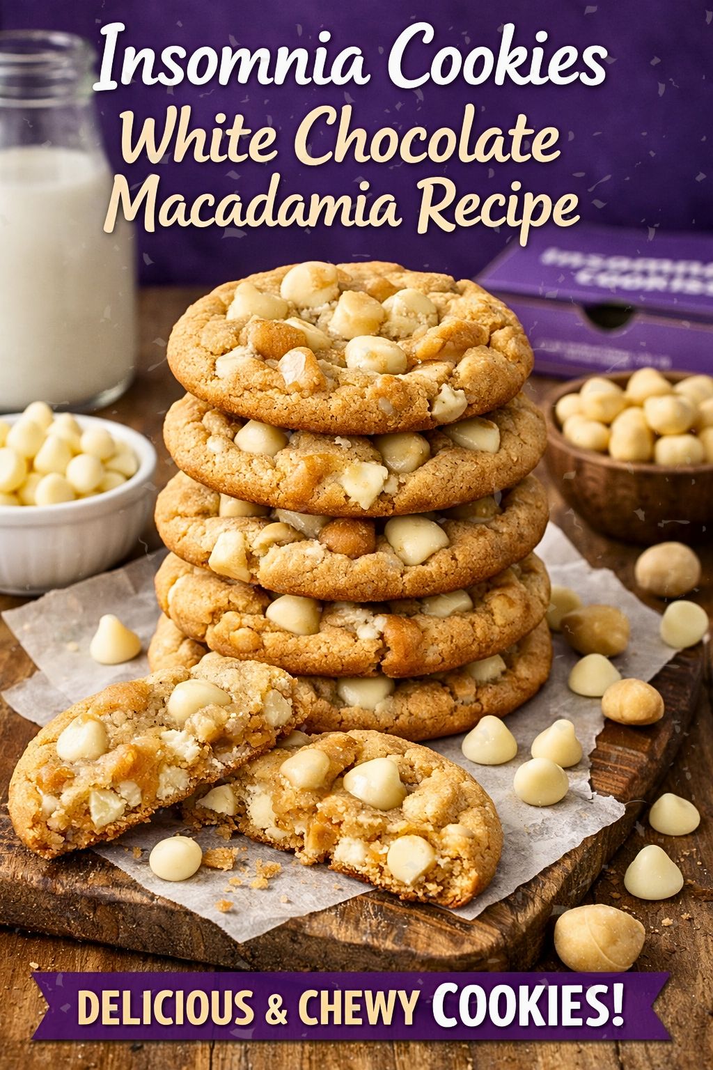 Insomnia Cookies White Chocolate Macadamia Recipe