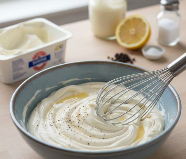 Mix the spread
