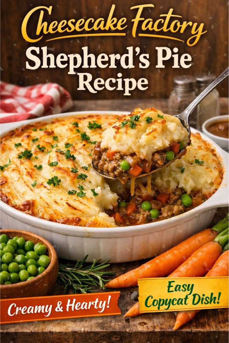 Cheesecake Factory Shepherds Pie Recipe