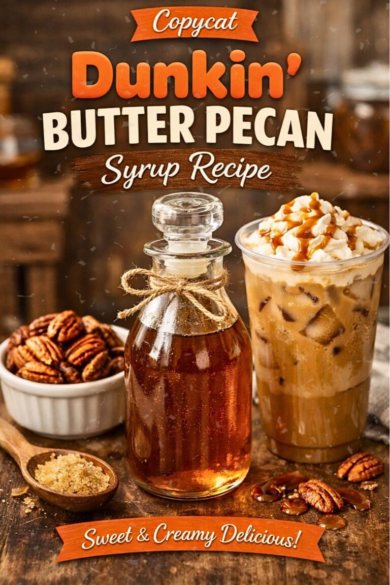 Dunkin Butter Pecan Syrup Recipe