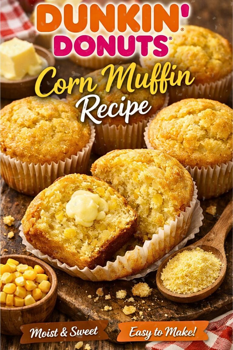 Dunkin Donuts Corn Muffin Recipe