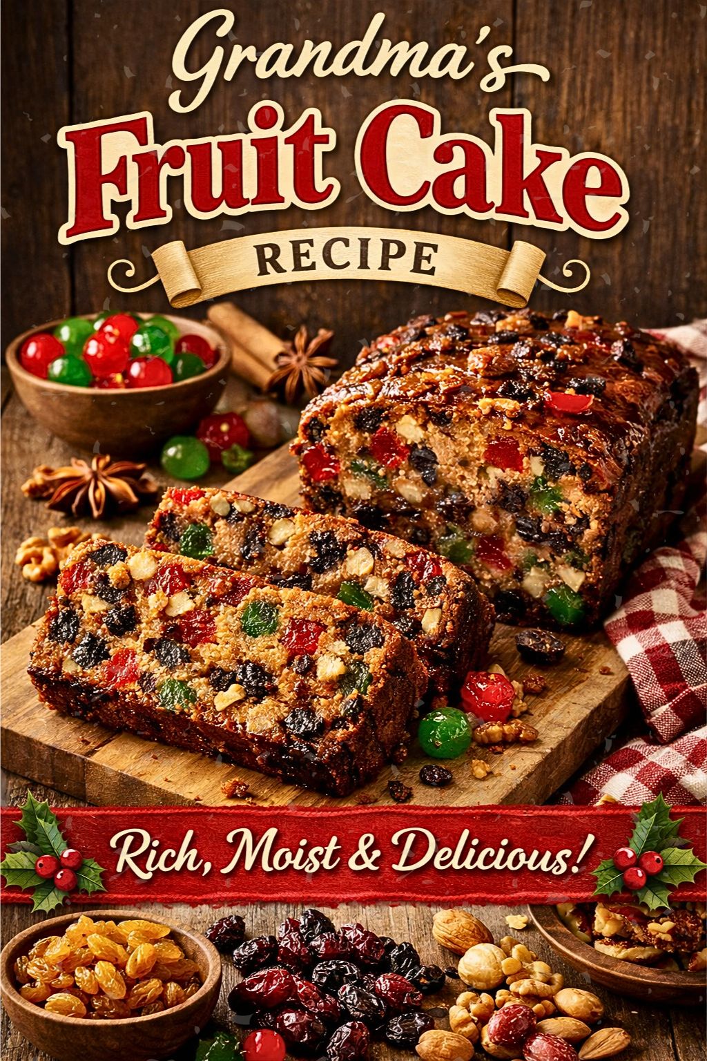 Grandmas Fruit Cake Recipe