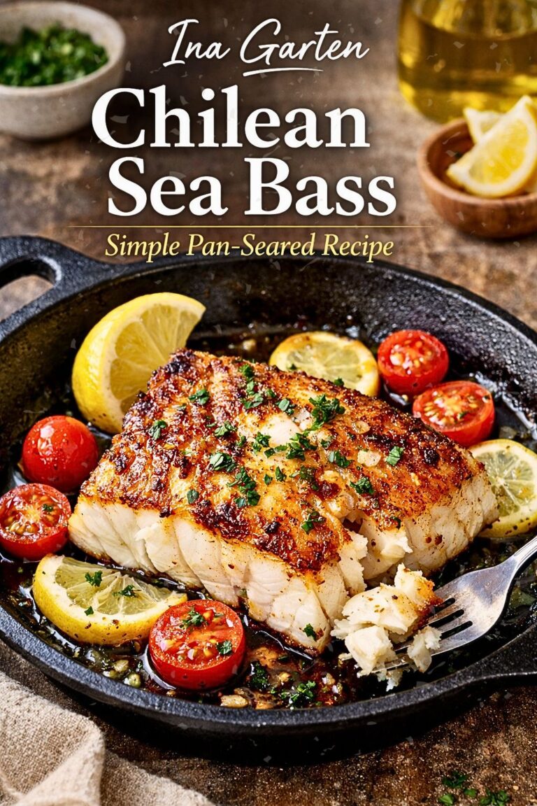 Ina Garten Chilean Sea Bass Simple Pan-Seared Recipe