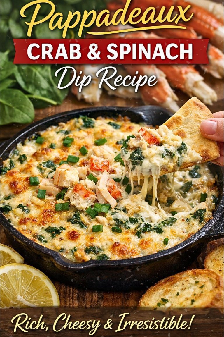 Pappadeaux Crab and Spinach Dip Recipe