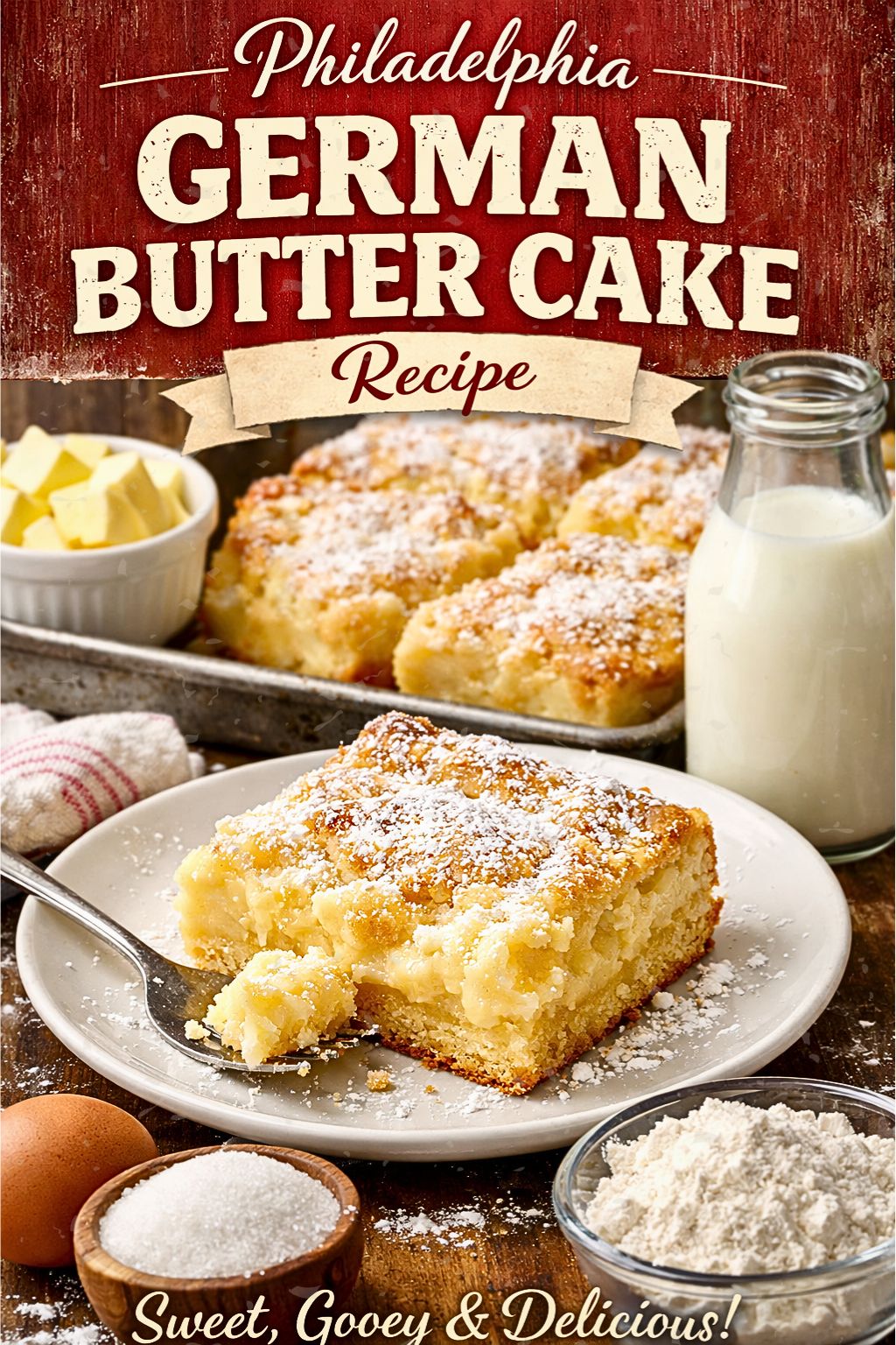 Philadelphia German Butter Cake Recipe