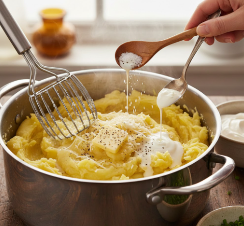 Step 1: Mash and Season the Potatoes