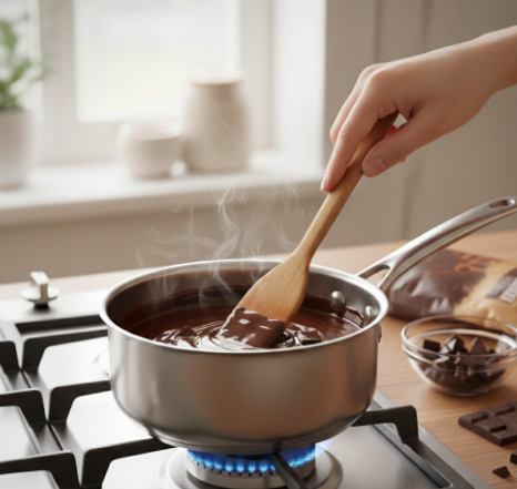 Step 2: Gently melt the chocolate
