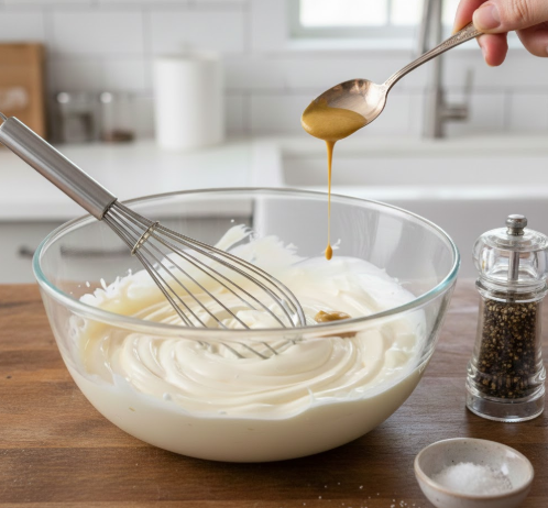 Step 2: Make the Creamy Dressing