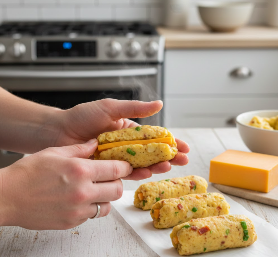 Step 3 — Shape Around Cheese