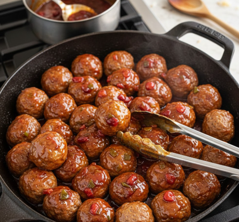 Step 5: Coat the meatballs