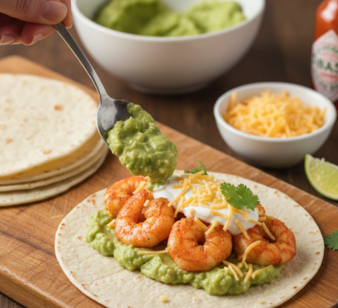 Step 7: Put the tacos together
