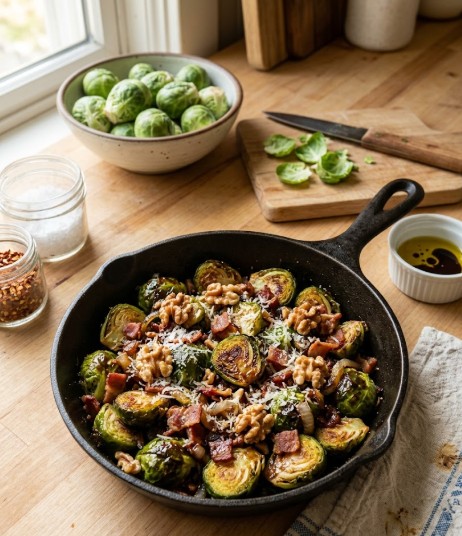 Variations on Cheesecake Factory Brussels Sprouts