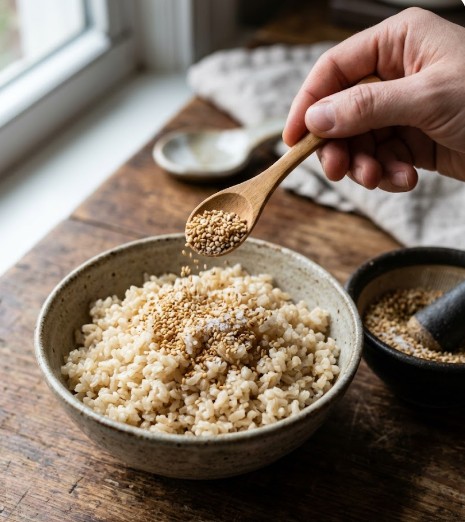 5. Sesame-Salt Topping (Gomasio Style)