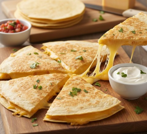 6. Cheesy Quesadilla
