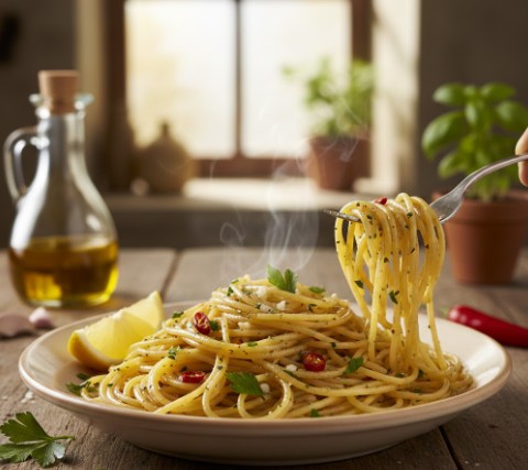 8. Pasta Aglio e Olio
