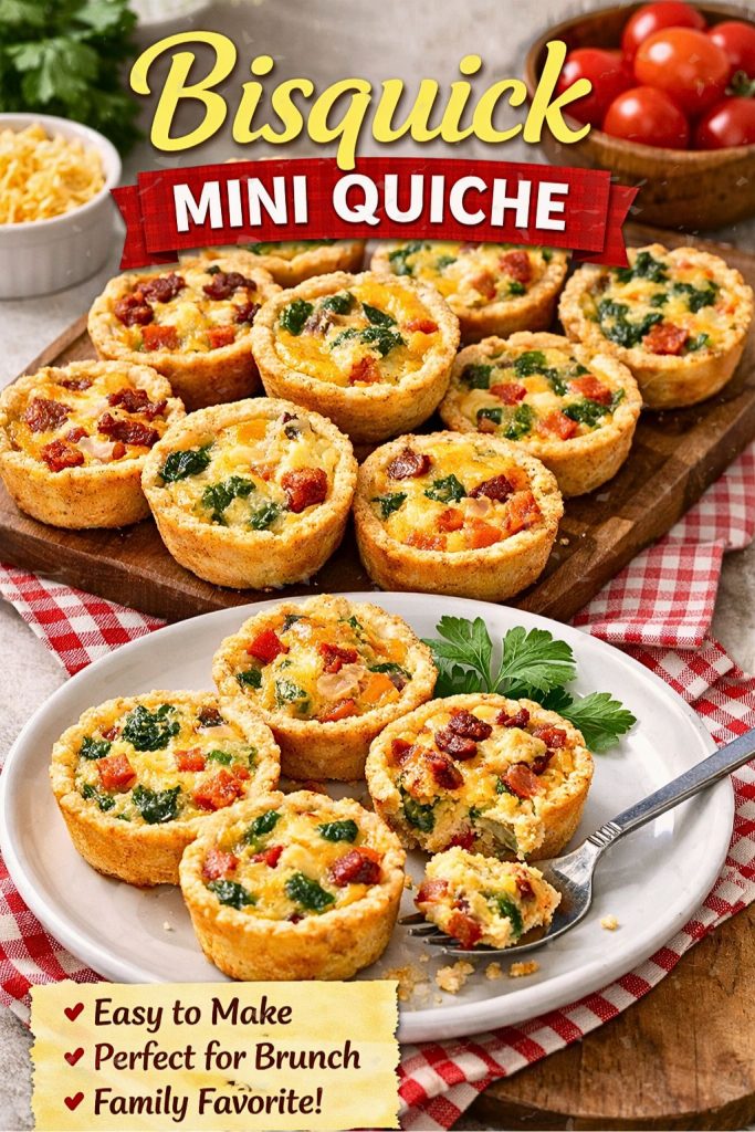 Bisquick Mini Quiche Quick, Foolproof Savory Breakfast Bites