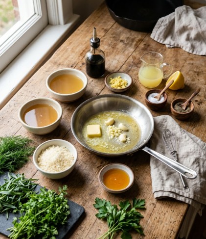 Creamy Salmon Sauce Ingredients: