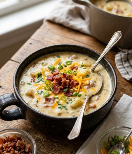 How I Make Chicken Salad Chick’s Loaded Potato Soup at Home