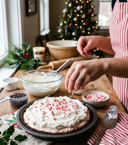 How I Make Village Inn–Style Candy Cane Pie