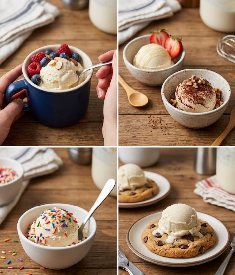 How I Serve Dash My Mug Protein Ice Cream