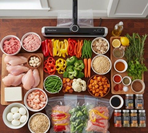 Ingredients for Vacuum Seal Meal Prep Recipes