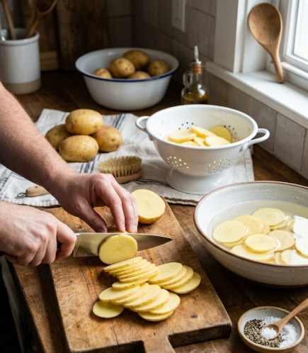 Preparing the Potatoes