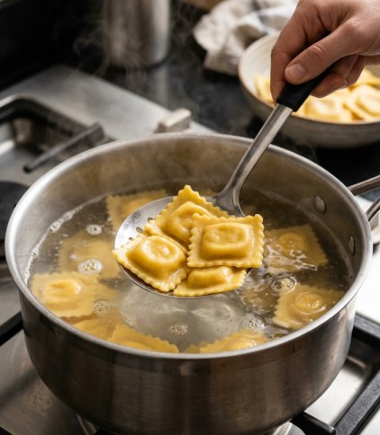 Step 1 — Cook the Ravioli