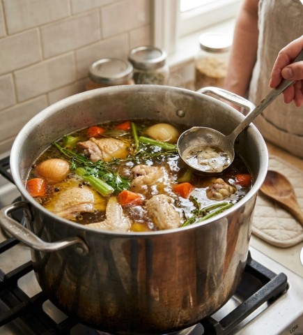 Step 6: Bring to a simmer and cook low and slow