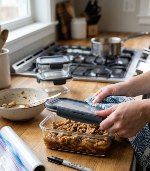 Storage & Reheating Process