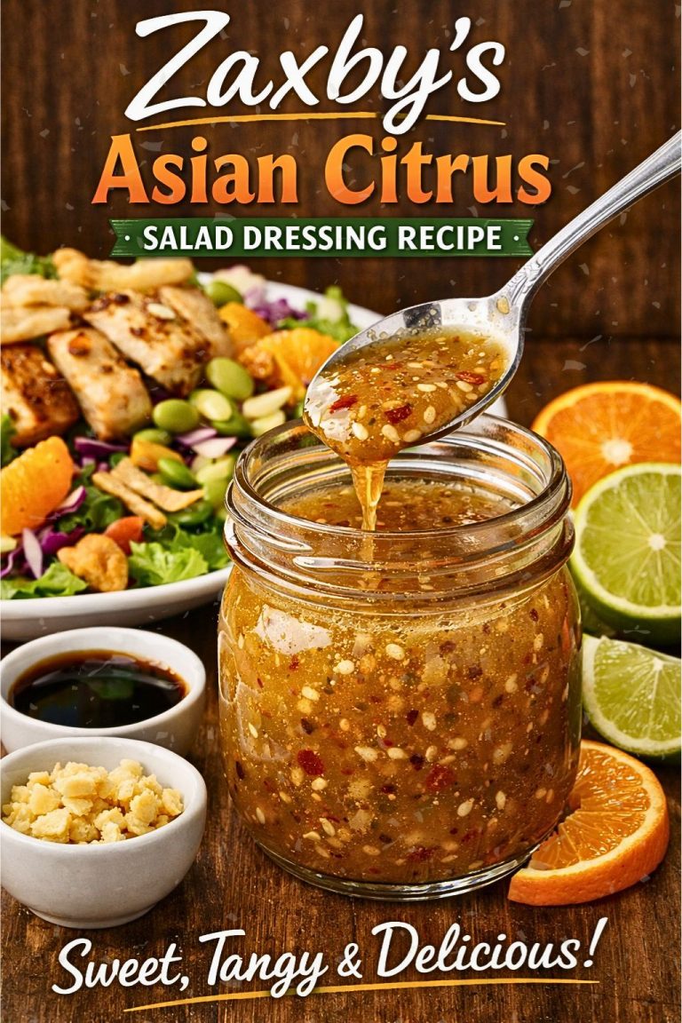 Zaxbys Asian Citrus Salad Dressing Recipe